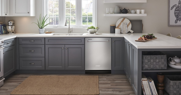 Above the Fold Image  - The 7 Best Dishwashers for 2023 - KitchenAid KDTM404KPS