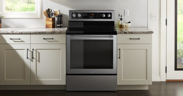 Above the Fold Image  -The 7 Best Electric Range Models for 2023 - Maytag MER8800FZ