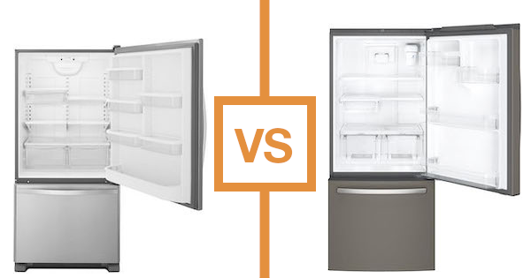 Ge vs Whirlpool Bottom Freezer Refrigerators