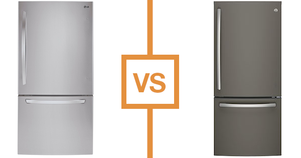 Best Bottom Freezer Refrigerator - LG vs GE