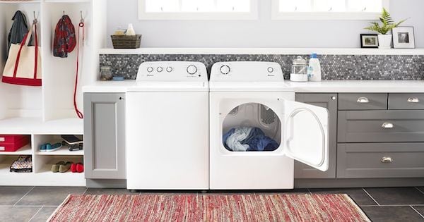 Best Dryer for the Money - Low Cost Gas Models from Amana and Hotpoint - Amana Lifestyle Image