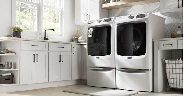 Above the Fold Image Direct Drive Washing Machines - Maytag MHW5630HW Lifestyle Image