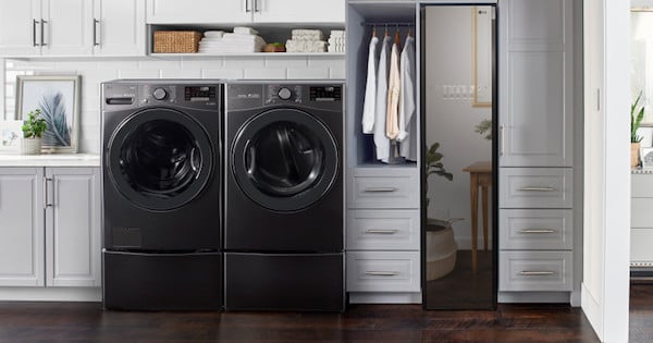 Top Load Dryer vs Front Load_LG DLE3500W Laundry Pair