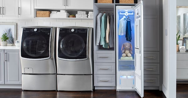 LG Styler Lifestyle Image - The Ultimate Laundry Room