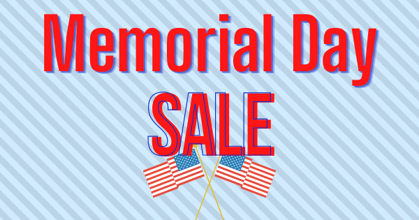 Above the Fold Image Memorial Day Sale