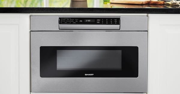 Microwave Drawers - Sharp SMD2470AS Lifestyle Image