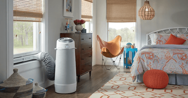 Above the Fold Image Portable AC vs Window AC - Frigidaire FGPC1044U1 Portable Air Conditioner Lifestyle Image