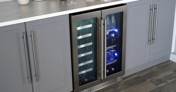 Wine Refrigerator Reviews - Zephyr PRWB24C32AG Lifestyle