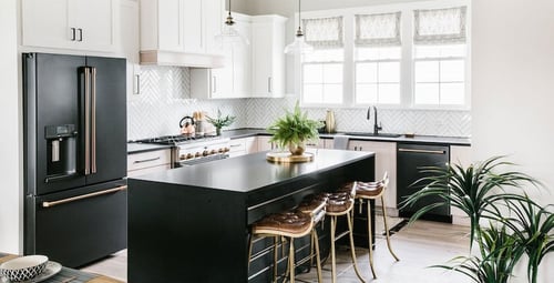 Slate vs Black Stainless vs Black Slate - GE Black Slate Kitchen