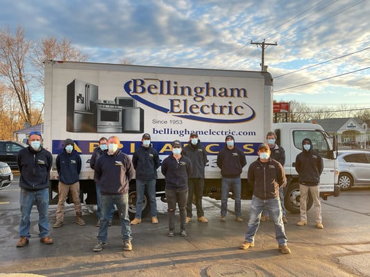 Bellingham Electric Delivery Team Photo - Masks COVID19