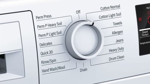 Compact Washers_Bosch WAT28400UC Control Panel