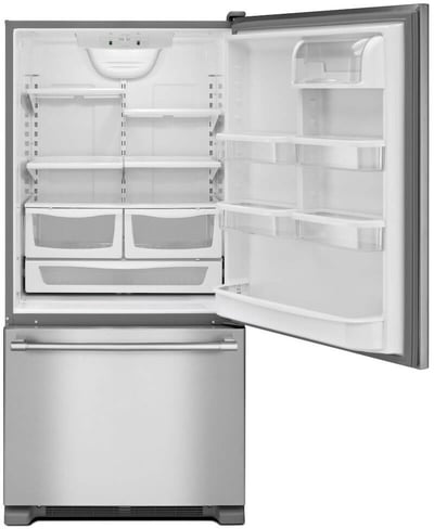 Bottom freezer refrigerator interior - Maytag MBF1958FEZ