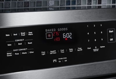 Convection Quick Settings Control Panel - KitchenAid KFEG500ESS