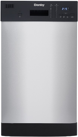 Danby DDW1804EBSS 18 Inch Dishwasher