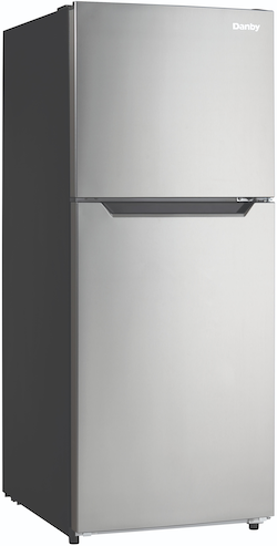 Danby DFF101B1BSLDB Compact Top Freezer Refrigerator