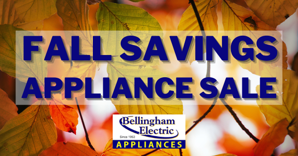 Fall Savings Appliance Sale Above the Fold Image