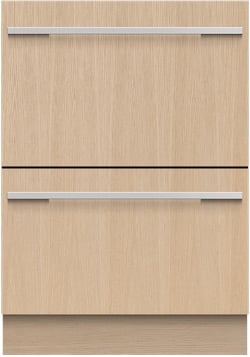 Panel Ready Dishwasher Fisher & Paykel DD24DI9N Double DishDrawer Panel Ready