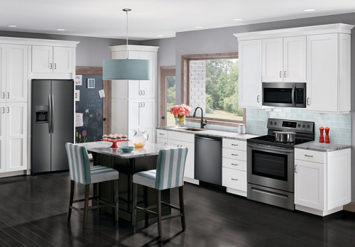 Frigidaire Black Stainless Steel - FFEF3054TD FFID2426TD - Lifestyle Image