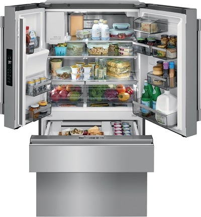 Frigidaire Professional PRMC2285AF 4 Door French Door Refrigerator storage