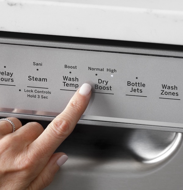 difference between top control and front control dishwasher