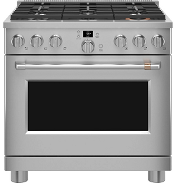 GE CAFE CGY366P2TS1 Commercial-Style Gas Range