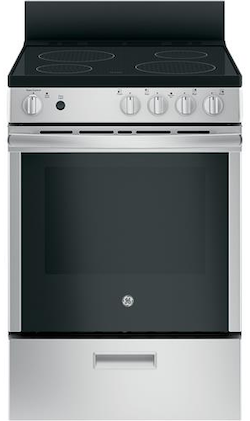 GE JAS640RMSS 24 Inch Smooth Top Electric Range