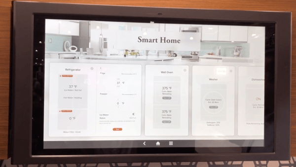 GE Kitchen Hub Smart Appliance Connection Demonstration