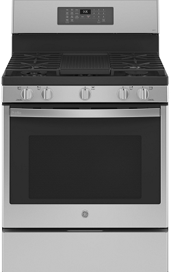 GE Profile P2B935YPFS Freestanding Duel Fuel Range