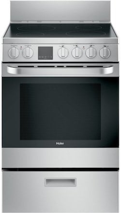 Haier QAS740RMSS 24 Inch Smoothtop Electric Range