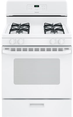 Hotpoint RGBS400DMWW Gas Range