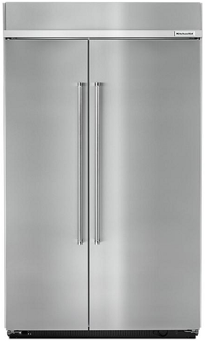 KitchenAid KBSN608ESS Built-In Side-by-Side Refrigerator