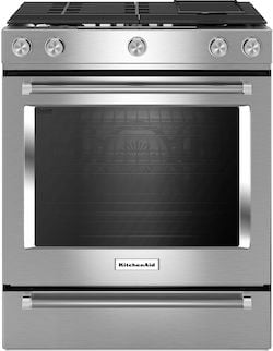 KitchenAid KSDB900ESS Dual Fuel Slide In Range