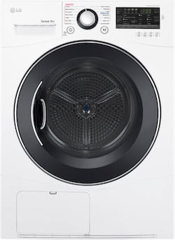 LG DLEC888W Compact Dryer Condensation Dryer