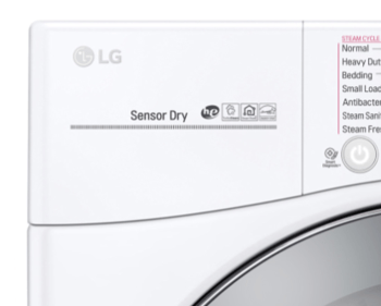 LG Sensor Dry Logo Closeup from LG Website