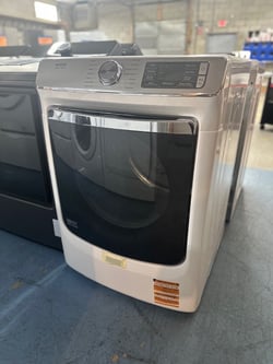 Maytag MHW8630HW Front Load Washer and MED8630HW Electric Dryer-1