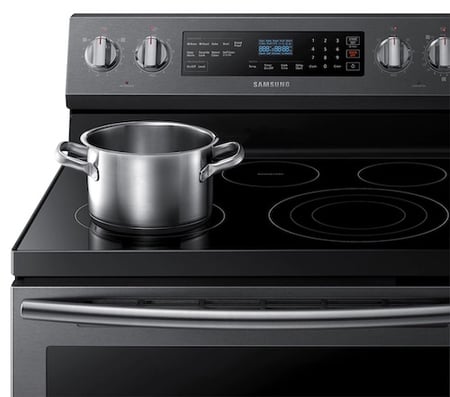 Range Buying Guide_Samsung NE59N6630SG Electric Range Stovetop Photo