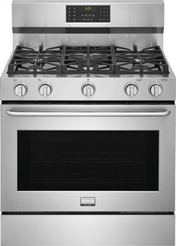 Summit Ttm1107csrt Slim 20 Inch Slide In Gas Range Oven Racks Large Tray Stainless Steel Doors