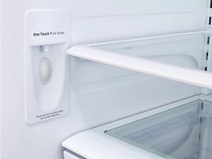 Refrigerator with ice and water dispenser - Samsung RF261BEAESR Internal Water Dispenser