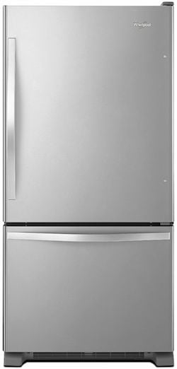 Largest Bottom Freezer Refrigerator Whirlpool WRB322DMBM