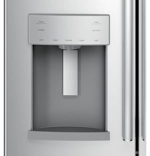 Refrigerator with ice and water dispenser - GE French Door GYE22HSKSS Dispenser