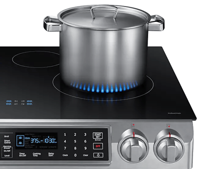 Samsung NE58K9560WS Induction Range - Virtual Flame Technology