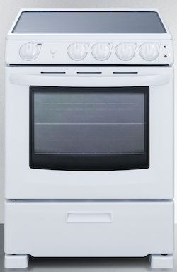 Summit REX2421WRT 24 Inch Smoothtop Electric Range