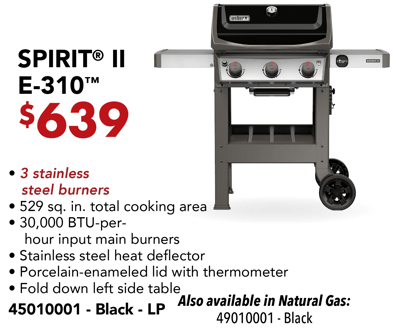Weber Spirit II E-310 2022 Poster