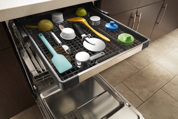 Whirlpool Third Rack Dishwasher Lifestyle Image