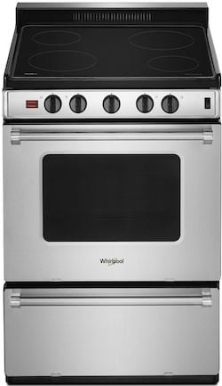 24 electric range smooth top