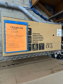 XO Ventilation XOC30SC Under Cabinet Range Hood