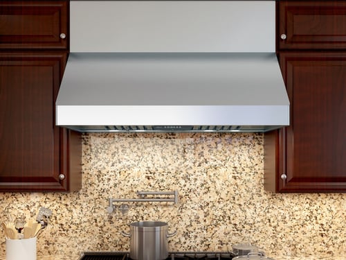 kitchen ventilation buying guide - professional range hood - Zephyr AK7536BS wall mount