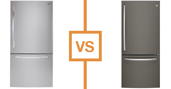 LG vs GE Bottom Freezer Refrigerator Comparison - Which is Better?